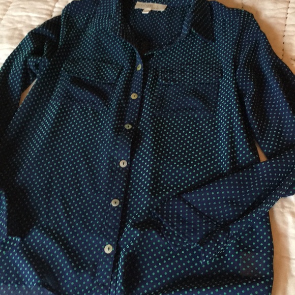 Olive & Oak Tops - Moving Sale Must Go! Olive & Oak Dot Blouse